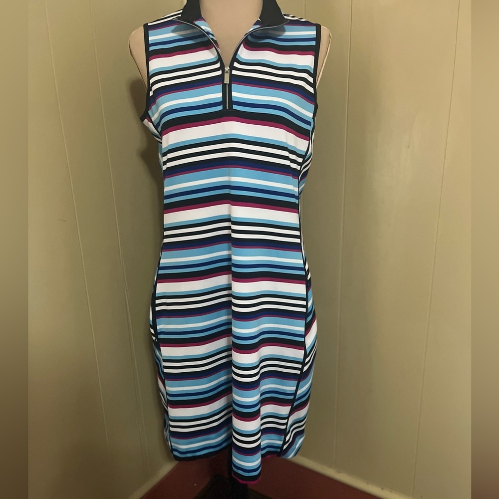 Tail Medium Striped Sleeveless Dress See All Pics - Picture 3 of 11